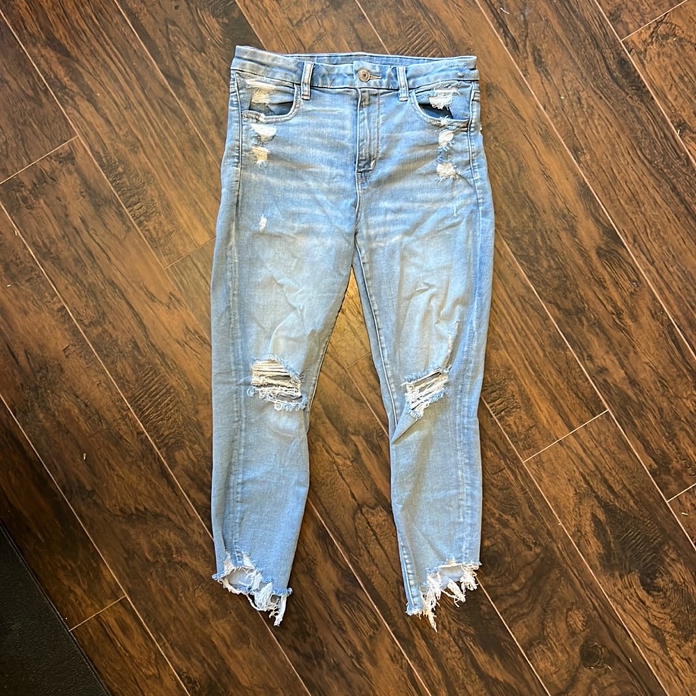 American Eagle Ne(x)t Level Curvy Stretch High Waisted Cropped Jegging